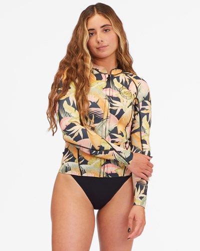 Billabong 1mm Peeky Wetsuit Jacket Jungle Night | FCKZE8491