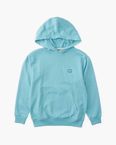 Billabong (2-7) All Day Organic Pullover Hoodie Dusty Blue | FJEZU2834