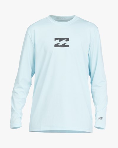 Billabong (2-7) All Day Wave Loose Fit Long Sleeve Surf Tee Coastal | HVSOZ5263