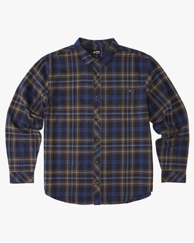 Billabong (2-7) Coastline Flannel Shirt Midnight | YCQPI4765