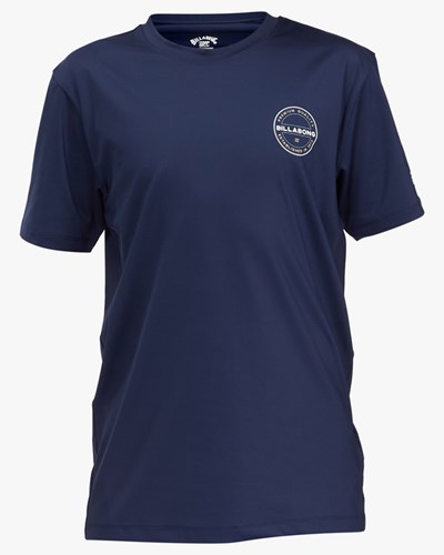 Billabong (2-7) Rotor Loose Fit Short Sleeve Surf Tee Navy | GPSWM2364