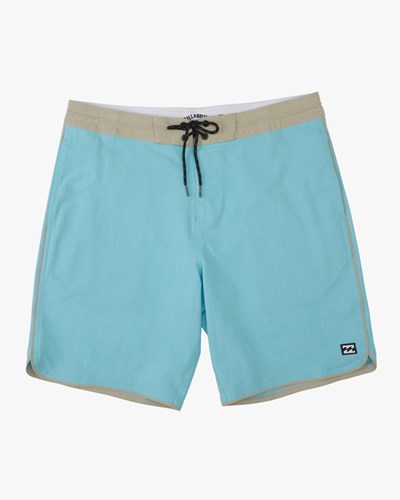 Billabong 73 Lo Tide Boardshorts 19" Neon Blue | WMFXJ8326