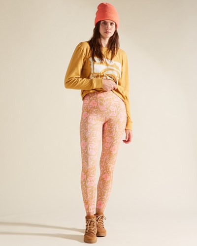 Billabong A/Div Adventure Legging High-Waisted Leggings Wild Rose | WHMKT3247