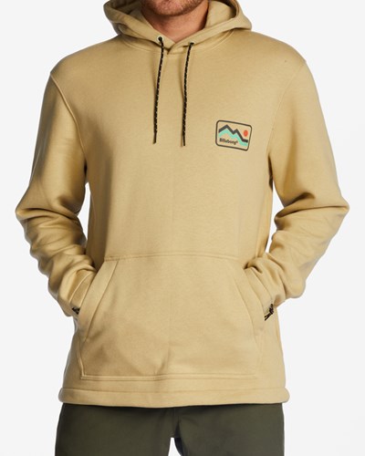 Billabong A/Div Compass Pullover Hoodie Field Khaki | GVDBU4251