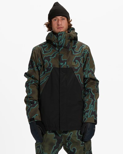 Billabong A/Div Expedition 15K Insulated Snow Jacket Camo | YPQCD9634