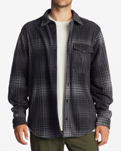 Billabong A/Div Furnace Flannel Shirt Charcoal | DMAQZ4968