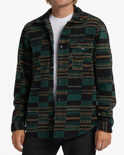 Billabong A/Div Furnace Flannel Shirt Evergreen | OQILP4289