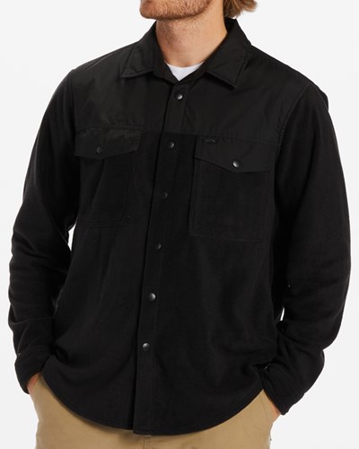 Billabong A/Div Furnace Plus Long Sleeve Shirt Black | IOBXQ6423