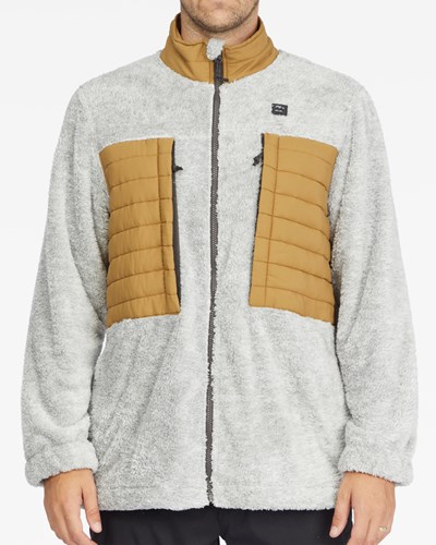 Billabong A/Div Glacier Mock Neck Zip-Up Jacket Ash Heather | ATWDF7589