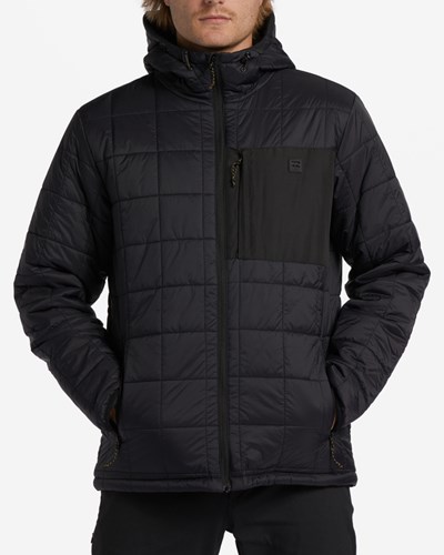 Billabong A/Div Journey Puffer Jacket Black | UOQWF9452