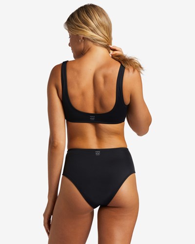 Billabong A/Div Medium Bikini Bottoms Black | DISAV0265