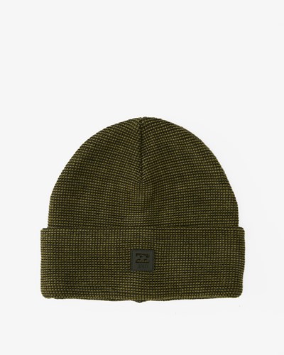 Billabong A/Div Stacked Ribbed Beanie Black | IVASK9824