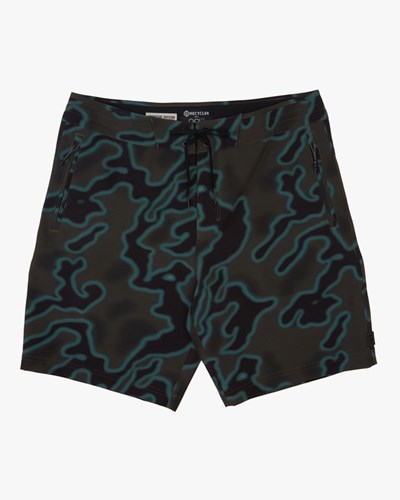 Billabong A/Div Surftrek CiCLO® Lo Tide Boardshorts 18.5" Dark Forest | VQXSB0372