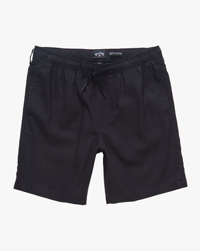 Billabong A/Div Surftrek Hemp Elastic Shorts 18" Black | EZILJ1832