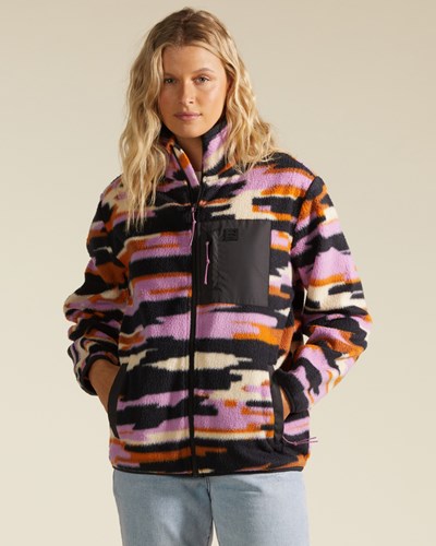 Billabong A/Div Switchback Full Zip 2 Zip-Up Jacket Black Multi | LRHGW7350