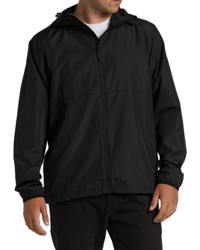 Billabong A/Div Transport Windbreaker Jacket Black | BKULO8653