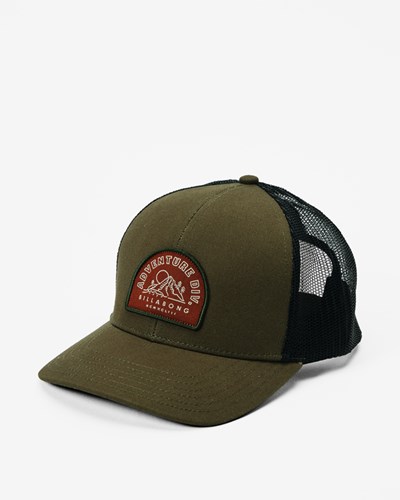 Billabong A/Div Walled Trucker Hat Olive | ZQETK7369