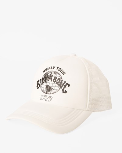 Billabong Across Waves Trucker Hat Salt Crystal | XDKLC4570