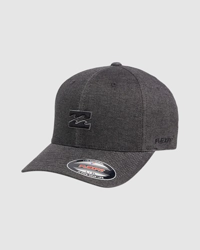 Billabong All Day Flexfit Hat Black Heather | LHEKZ3647