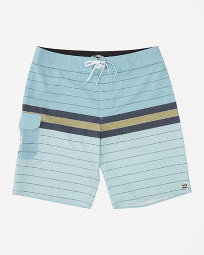 Billabong All Day Heather Stripe Pro Boardshorts 20" Light Marine | BDVFO1360