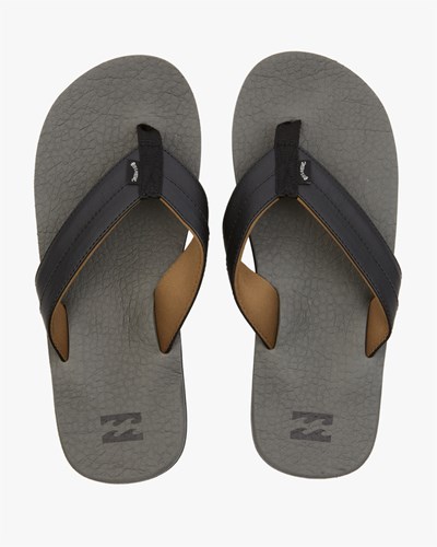 Billabong All Day Impact Cush Sandals Charcoal | OQPRE3186