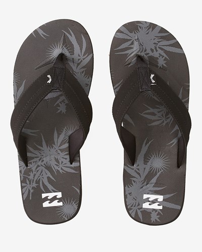 Billabong All Day Impact Print Slip-On Sandals Black | SUOZE2718