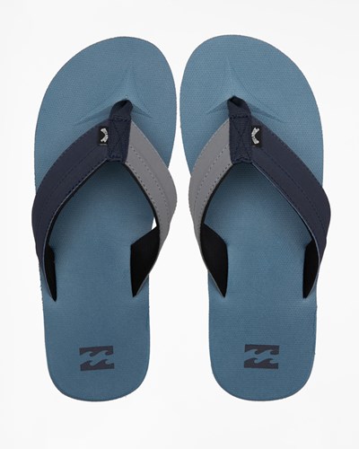 Billabong All Day Impact Slip-On Sandals Smoke Blue | FHPRI4582