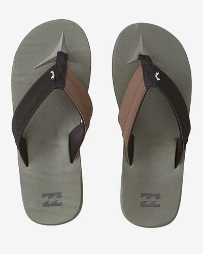 Billabong All Day Impact Slip-On Sandals Olive | JKHTC9287