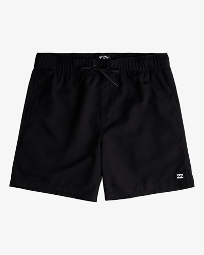 Billabong All Day Layback Boardshorts 16" Black | APHKE5879