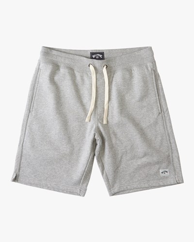 Billabong All Day Organic Sweatshorts Grey Heather | GBNTS2039