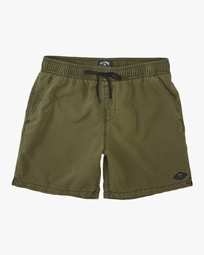 Billabong All Day Overdyed Layback Boardshorts 17" Military | CMOWY0527