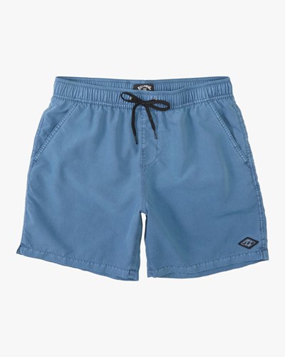 Billabong All Day Overdyed Layback Boardshorts 17" Steel Blue | KOFMR7230