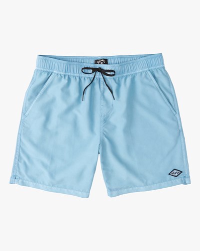 Billabong All Day Overdyed Layback Boardshorts 17" Dusty Blue | NDZRB2439