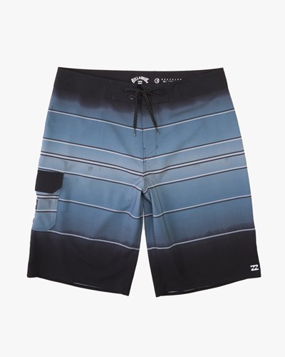 Billabong All Day Stripe Pro Boardshorts 21" Charcoal | JHLUB3498