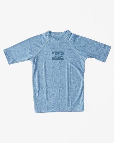 Billabong All Day Unity Surf Tee Blue Heather | TWDMX5801