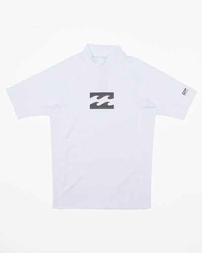 Billabong All Day Unity Surf Tee White | AQIXV2390