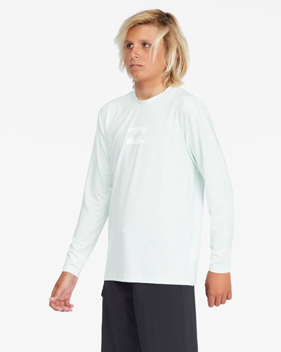 Billabong All Day Wave Loose Fit Long Sleeve Surf Tee Seaglass | PHDVB2709