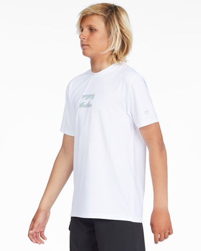 Billabong All Day Wave Loose Fit Short Sleeve Surf Tee White | VKPLU7461