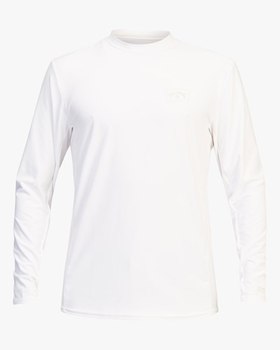 Billabong Arch Mesh UPF 50+ Long Sleeve Rashguard White | QTVSR8029