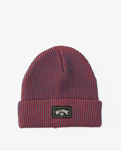 Billabong Arch Patch Knit Beanie Deep Blue | TZOBV7896