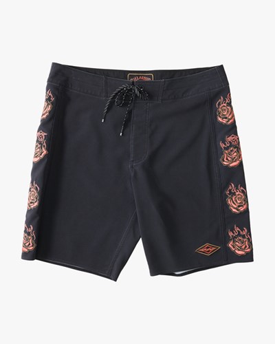 Billabong Bad Trip D Bah Boardshorts 19" Black | QBOMC6598