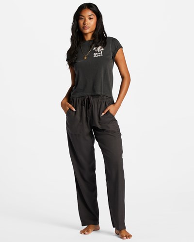 Billabong Beachy Keen Woven Pant Off Black 1 | UCRVL1293