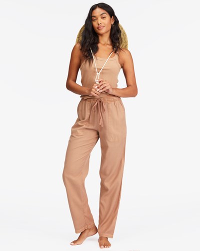 Billabong Beachy Keen Woven Pant Pretty Putty 1 | OQYCI9631