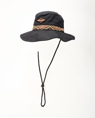 Billabong Big John Print Surf Safari Hat Black Multi | BMHDQ6347