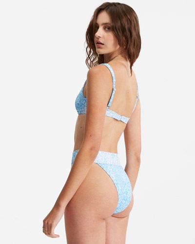 Billabong Blissed Out Aruba High-Rise Bikini Bottoms Bliss Blue | LHBDE9345