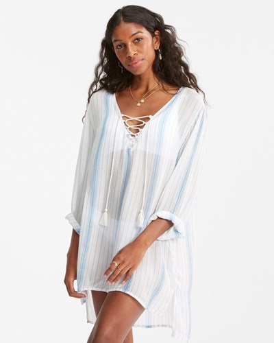 Billabong Blue Skies Mini Beach Cover-Up Bliss Blue | JEVQS3564