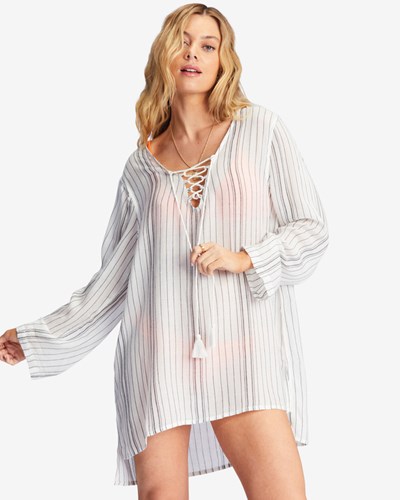 Billabong Blue Skies Mini Beach Cover-Up Off Black | UPHQC7284