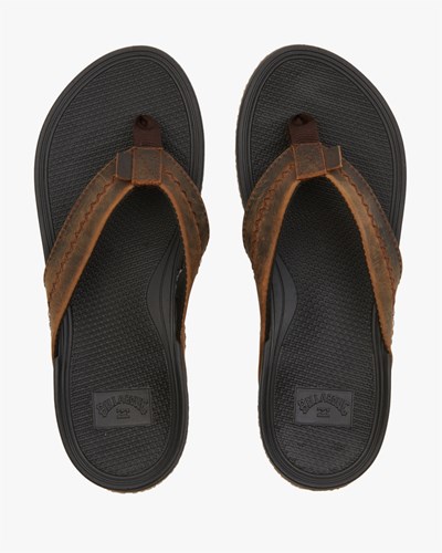 Billabong Brunswick Thong Sandals Black | UPQZK7328