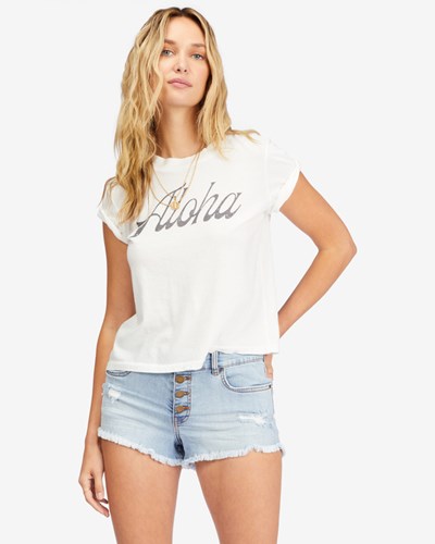 Billabong Buttoned Up Denim Shorts Indigo Rinse 1 | GRVKE8106