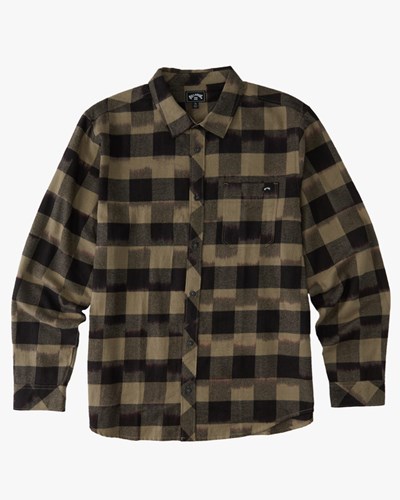 Billabong Coastline Flannel Shirt Black | AWRFS2693